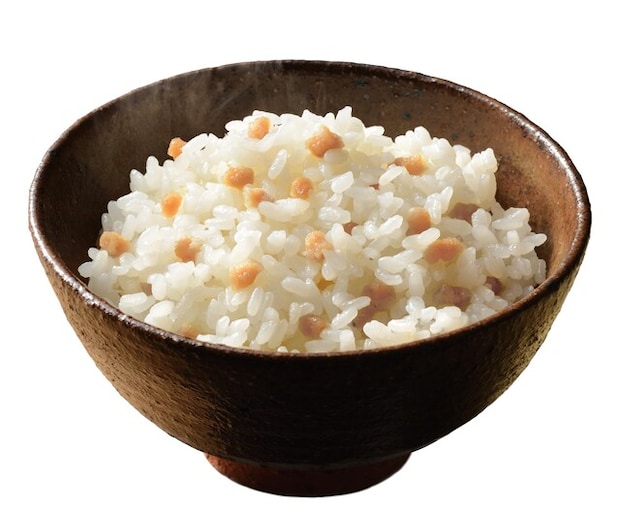ごはんに混ぜて炊くとたんぱく質が摂れます