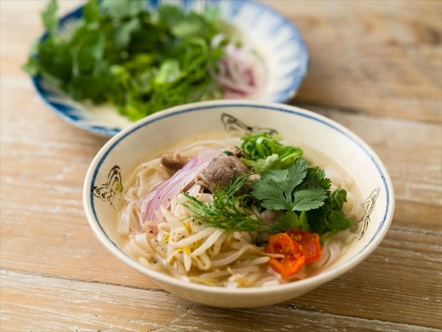 成城石井自家製 牛出汁とハーブ香る 九条葱と牛バラのフォー