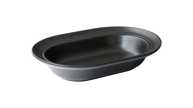 オーバルプレート マットブラック