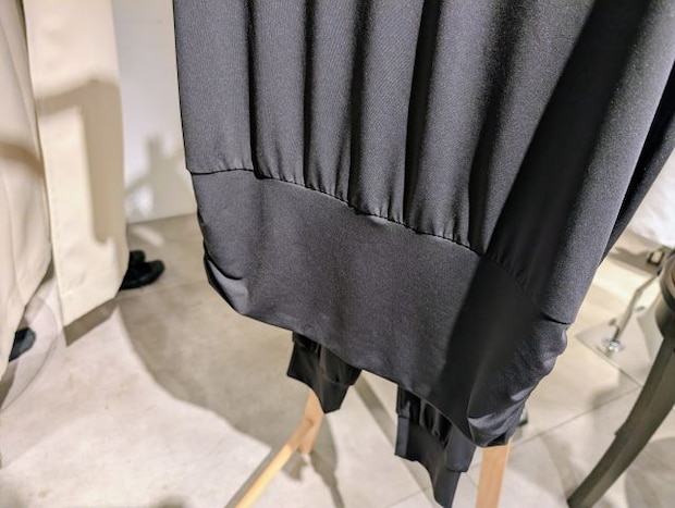 スタイルカバー ロングTシャツ　ウエスト部分