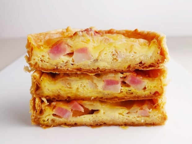 ルノートル フランスの伝統料理「キッシュ・ロレーヌ」 断面