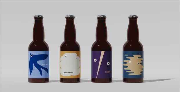 4種ビール「空を飲む。海を飲む」2
