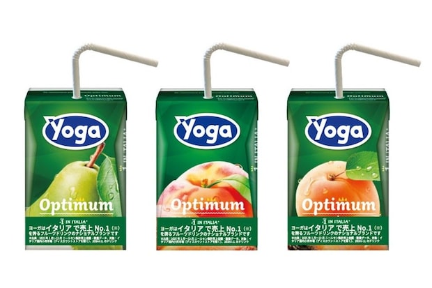 イタリア売上No.1のフルーツドリンク「YOGA(ヨーガ)」が飲みやすい紙パックになったよ~