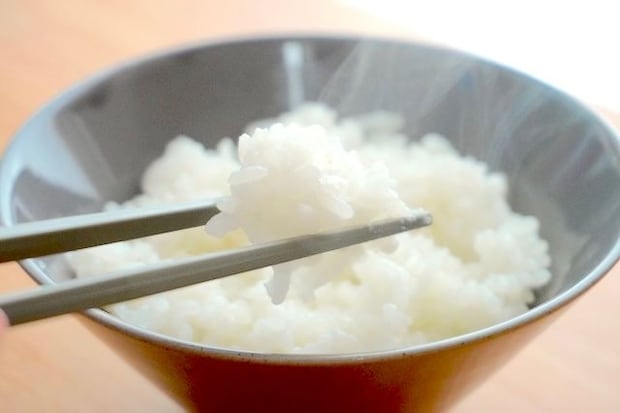 水道水で炊いたお米