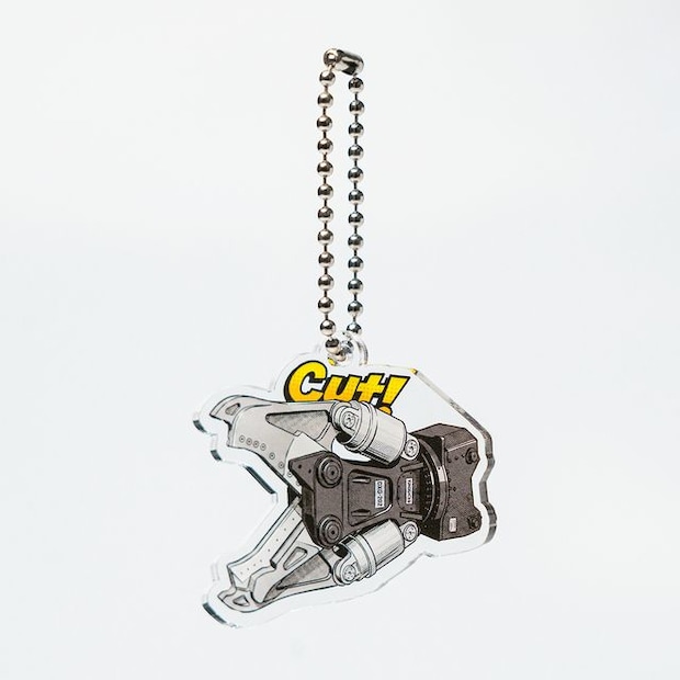 アクキー DXGGカッター コミック風<br />価格:300円(税込)