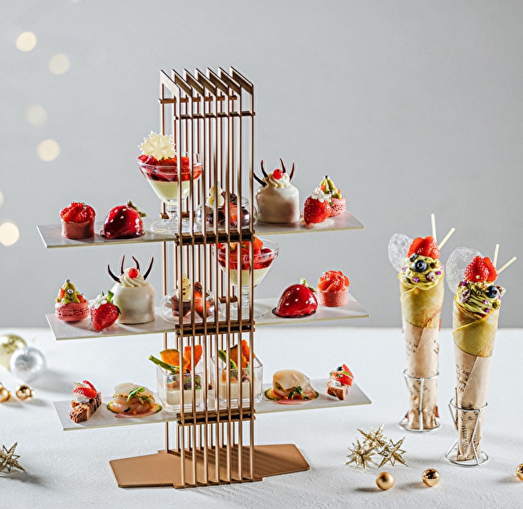 心躍るいちご尽くし。クリスマスだけの特別なアフタヌーンティーも登場|東京ベイ潮見プリンスホテル