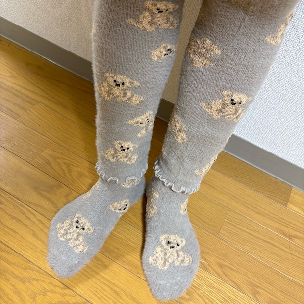 3coinsスリコあたたかアイテム新作マシュマロレッグウォーマーマシュマロレッグクルー