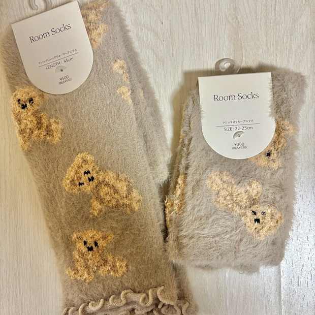 3coinsスリコあたたかアイテム新作マシュマロレッグウォーマーマシュマロレッグクルー