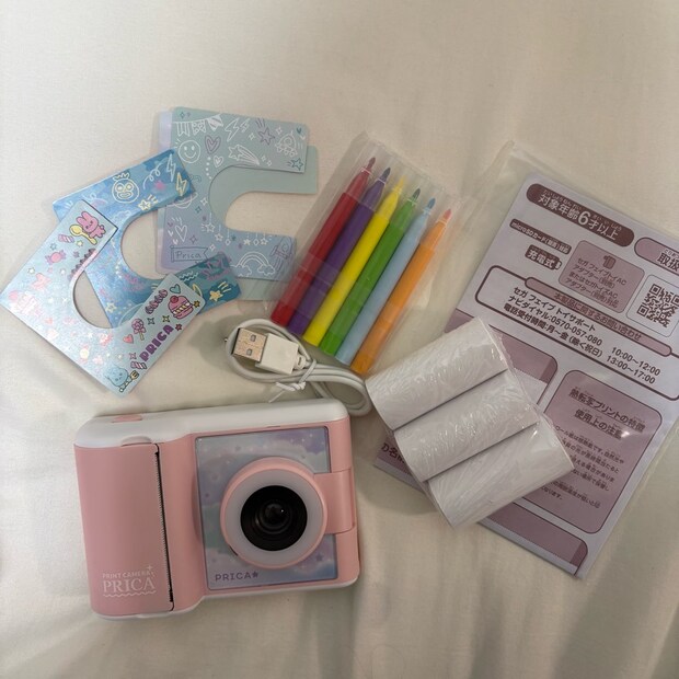 プリカPRICAおもちゃカメラアナログカメラセガトイズその場ですぐプリントできるキッズカメラ