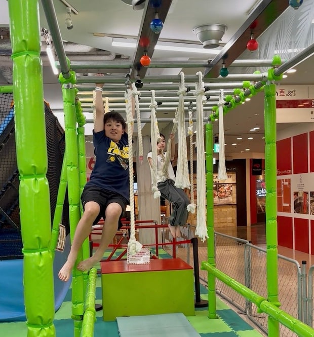ニンジャパークお台場店SASUKE屋内型アスレチック雨の日の過ごし方