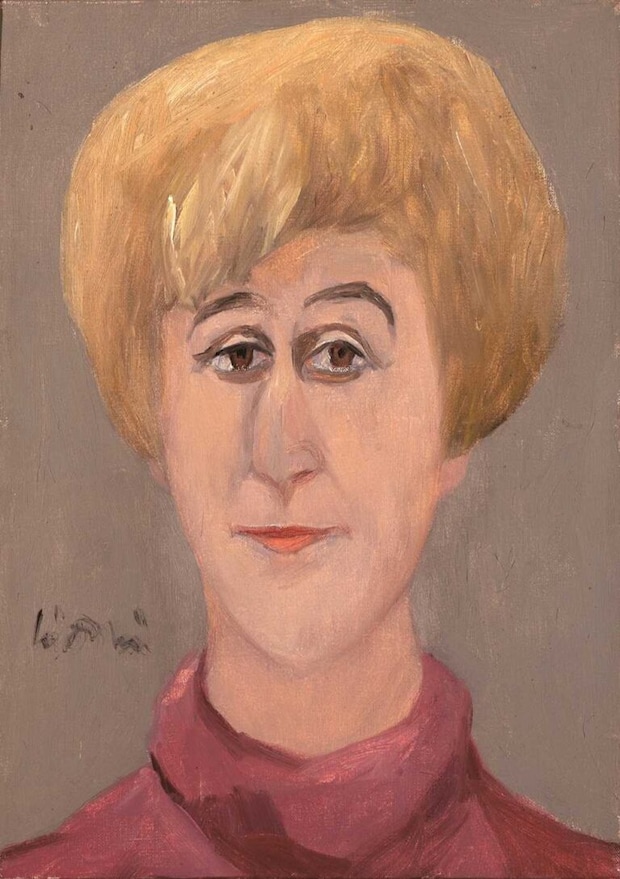 想像肖像シリーズ（金髪の婦人）