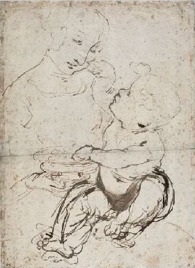Madonna and Child with a Bowl of Fruit