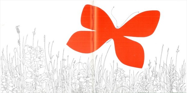 イエラ・マリ作『あかいふうせん』ほるぷ出版（1976年）p.22, 23