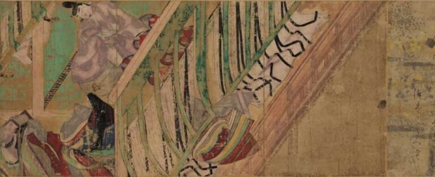 国宝 源氏物語絵巻　柏木（三）絵　徳川美術館蔵