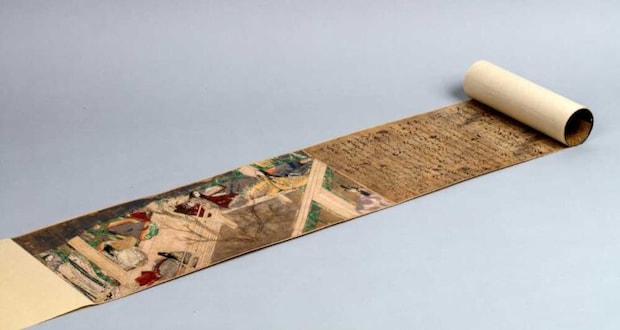 国宝「源氏物語絵巻」竹河（二）徳川美術館蔵