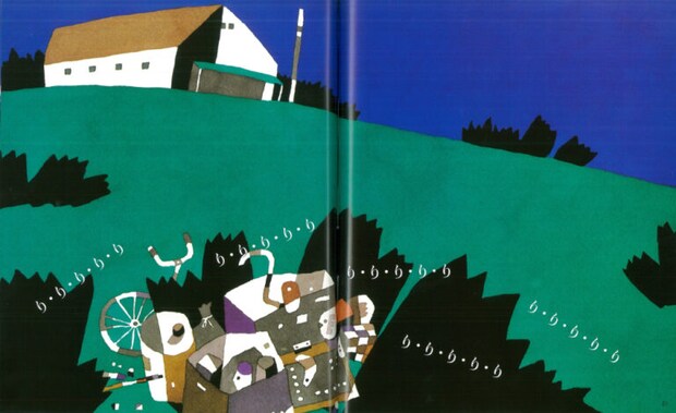 五味太郎 作『りりりりり』偕成社（1995年）p.20, 21