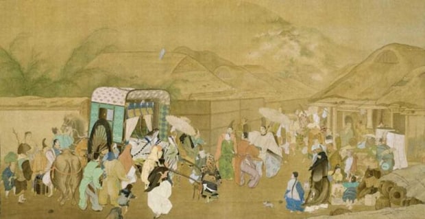 下村観山《熊野観花》