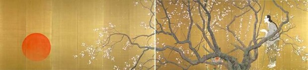 下村観山《弱法師図》