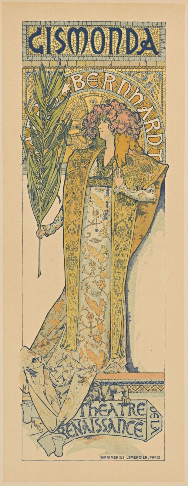 アルフォンス・ミュシャ《ジスモンダ》1894年