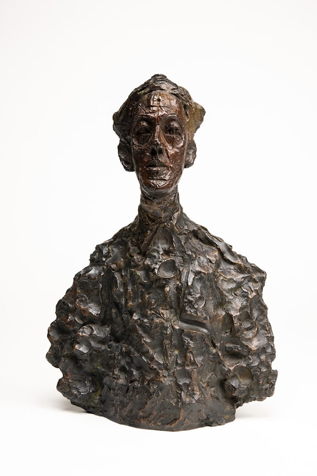 アルベルト・ジャコメッティ《ヤナイハラⅠ》 1960-61年 国立国際美術館蔵 撮影：福永一夫