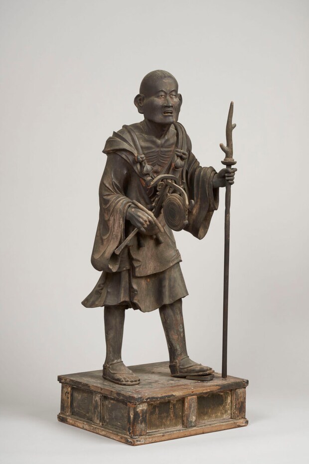 重要文化財《空也上人立像》鎌倉時代 滋賀・荘厳寺蔵（滋賀県立琵琶湖文化館寄託）