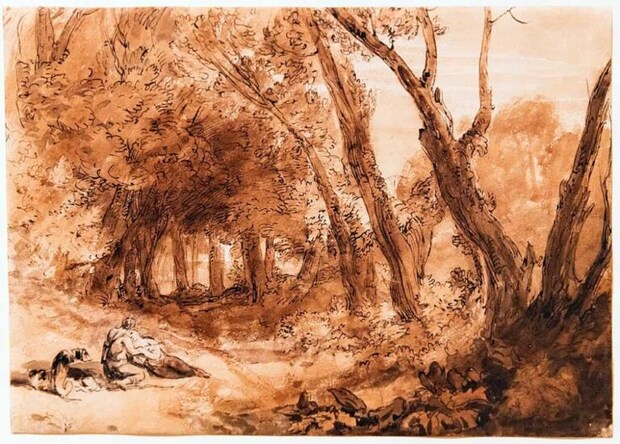 プロクリスとケファロス - 1808年頃 - ウィリアム・ターナー - テート・ブリテン