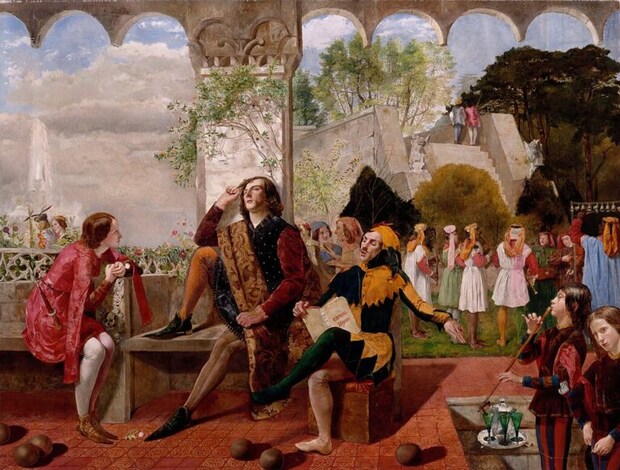 ウォルター・ハウエル・デヴァレル『十二夜（第2幕第4場）』