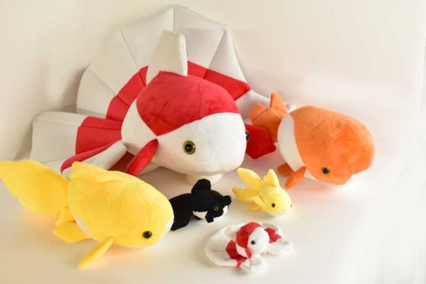 アートアクアリウムの金魚グッズ、ぬいぐるみ