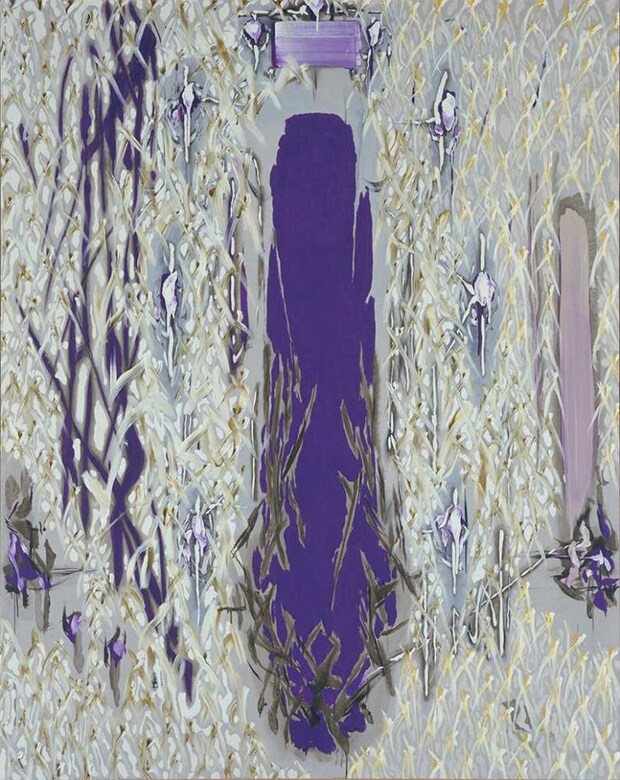 《紫・むらさき XVIII》1983年　国立国際美術館蔵　©NATSUYUKI NAKANISHI