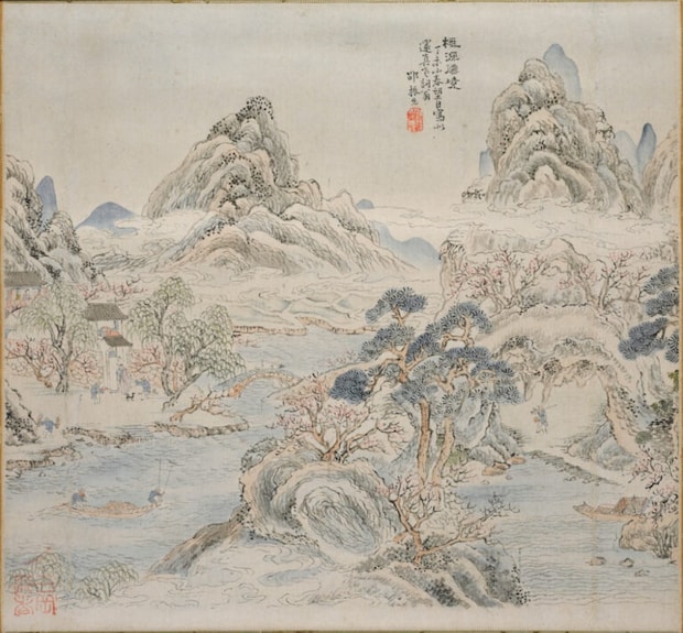 Peach Blossom Spring (after Shao Zhenxian)