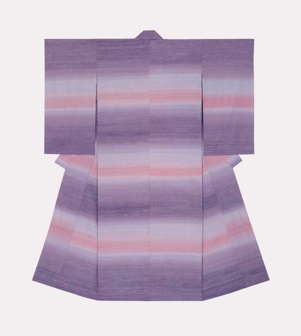 《若紫》 2007年　志村ふくみ　絹糸/紫根、茜 【前期展示】