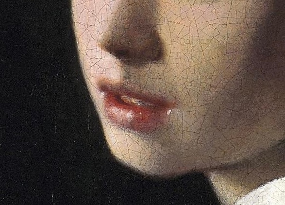 ヨハネス・フェルメール《真珠の耳飾りの少女》（部分）