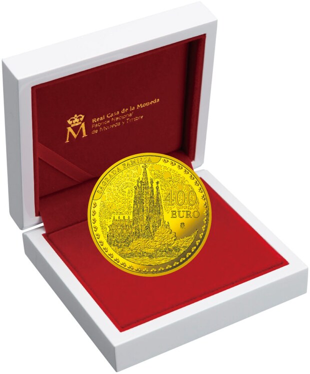 400ユーロ金貨＜サグラダ・ファミリア＞