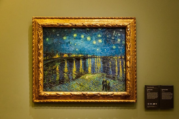 フィンセント・ファン・ゴッホ《ローヌ川の星月夜》（Adrian Scottow from London, England • CC BY-SA 2.0）
