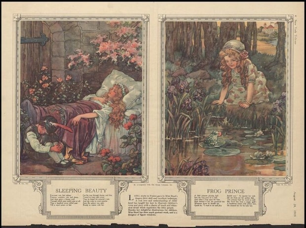 03_1280px-Sleeping_Beauty_&_Frog_Prince,_CM_Burd,_New_York_Tribune,_August_24,_1919