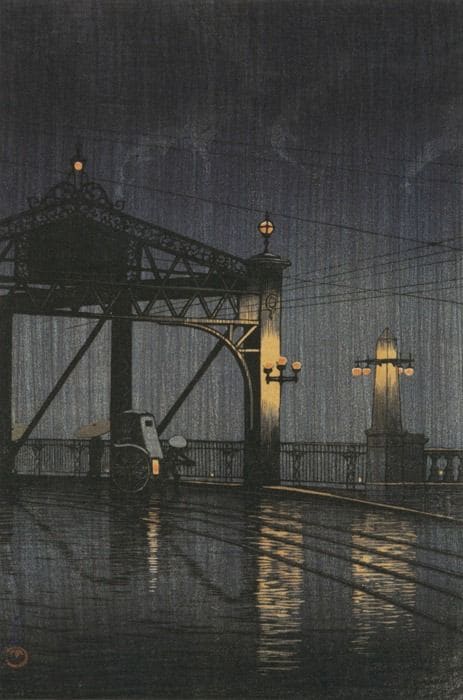 『東京二十景 新大橋』