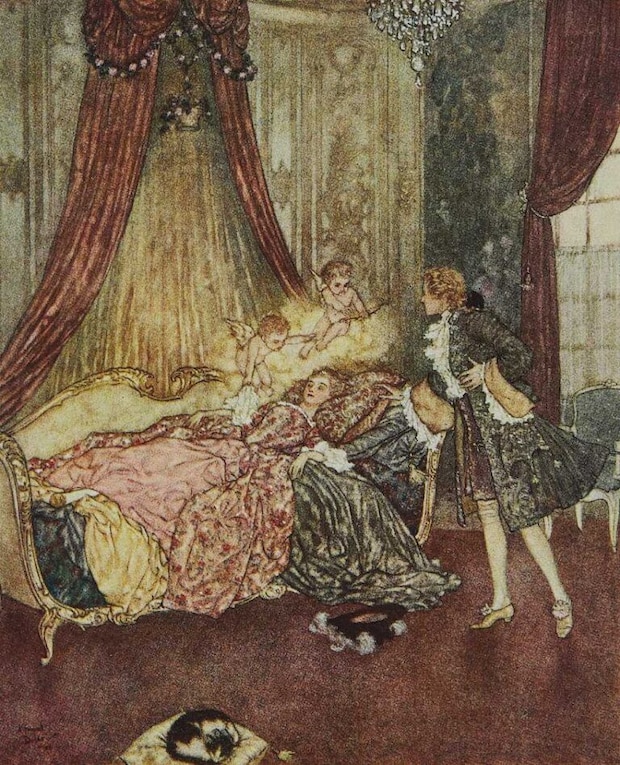 再話：アーサー・クィラー＝クーチ、絵：エドマンド・デュラック「眠れる森の美女」