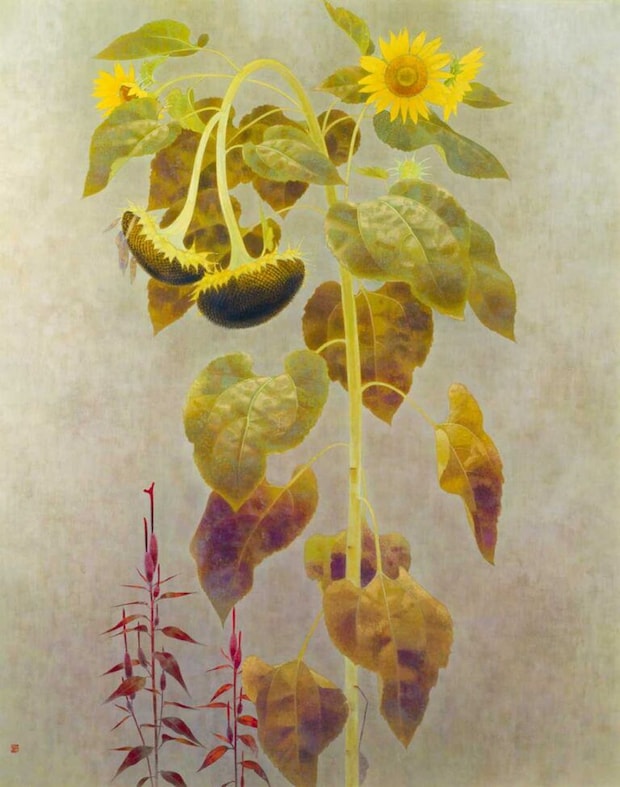 山口華楊 《白露》