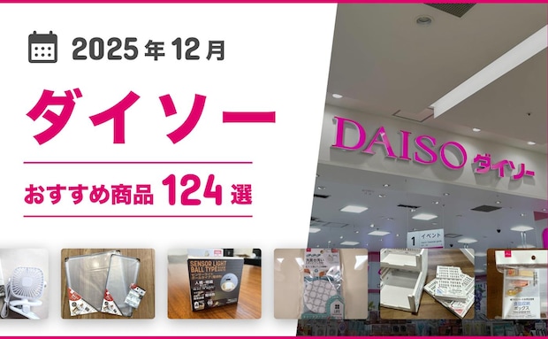 【2025年12月最新】ダイソーの100均おすすめ人気商品124選【収納ボックス・イヤホン・マスクなど多数】