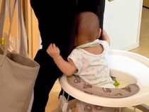 赤ちゃんと犬が『仕事を終えて帰ってきたパパ』に…愛されすぎている『全身を使った猛烈アピール』が83万再生「大好きなんだ」「幸せ過ぎる」