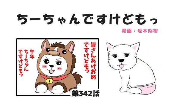 ちーちゃんですけどもっ【第342話】「今年もよろしくお願いします」