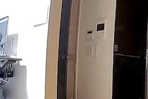 帰宅が遅くなったので『見守りカメラで犬を確認した』結果→ドアの前で…飛んで帰りたくなる光景に9万いいね「泣いちゃう…」「まさに忠犬」