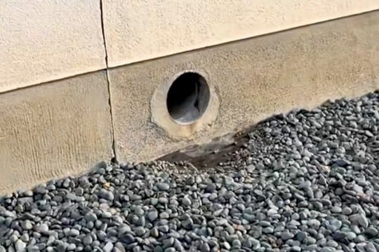 塀に開いている穴→前に立つと…?何度でも通りたくなる『まさかの光景』が60万再生「毎日行きたくなるww」「わざわざ通るまである」と絶賛