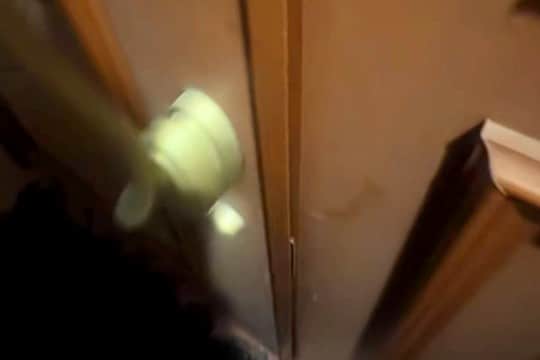 家族全員が寝ている時間に帰宅→ドアを開けたら、犬だけが待っていてくれて…愛にあふれた『全力のお出迎え』が8万再生「可愛すぎ」「たまらん」