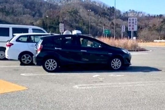 車の運転中、トイレのためパーキングに寄った結果→戻ると大型犬が『運転席』にいて…まさかの光景が11万再生「カッコよくて草」「運転しそう」