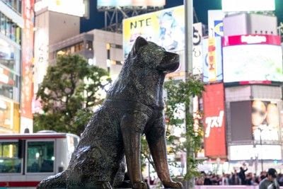 ハチ公の像