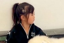 『大好きだよ、こわくないよ』警戒心が強く、触ることも許さない保護犬→娘が懸命に寄り添い…嘘のような『現在』に反響「優しい子」「感動」