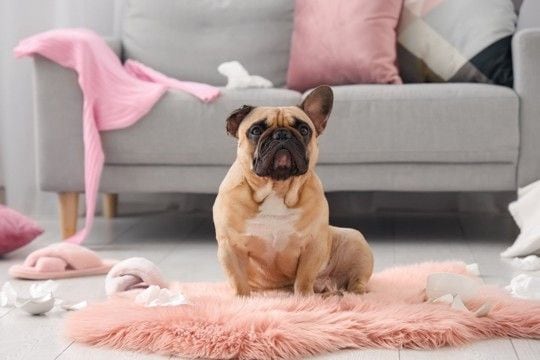 犬が『部屋を散らかしてしまう』理由3つ 問題行動をやめさせるための解決策まで