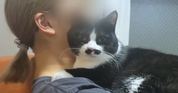 ママにべったりな『超甘えん坊猫』→パパにくっつかれると…想像を超える『態度の差』に爆笑する人が続出「涙が止まらんw」「極端すぎてw」