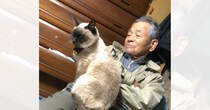 おじいちゃんと野良のシニア猫が出会った結果…最期まで寄り添った『温かな日々』に涙する人が続出「号泣してしまった」「ひたすらに愛が伝わる」